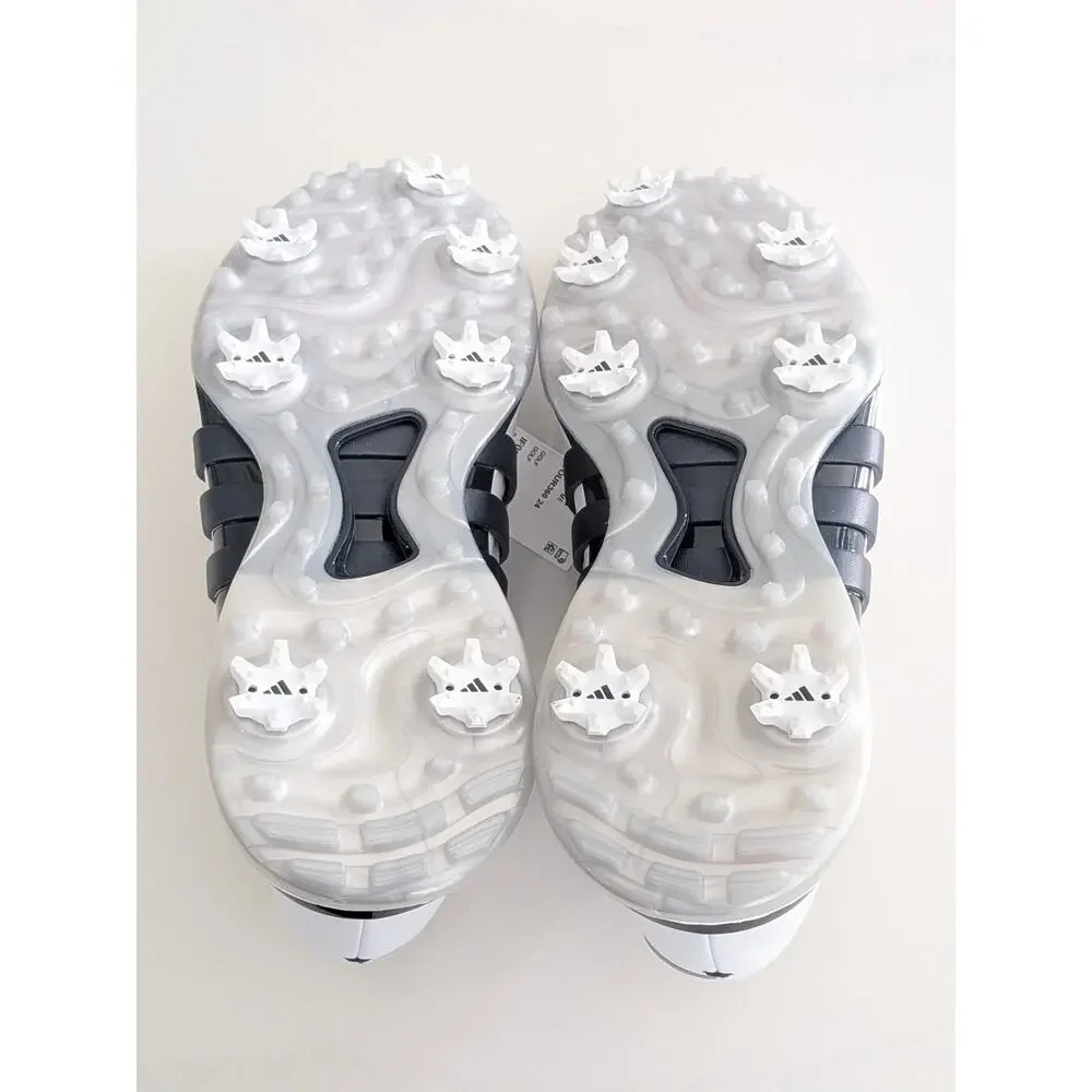 Adidas Tour360 Golf Shoes Mens 10.5 White Cleated Athletic Spike BOOST NWOB